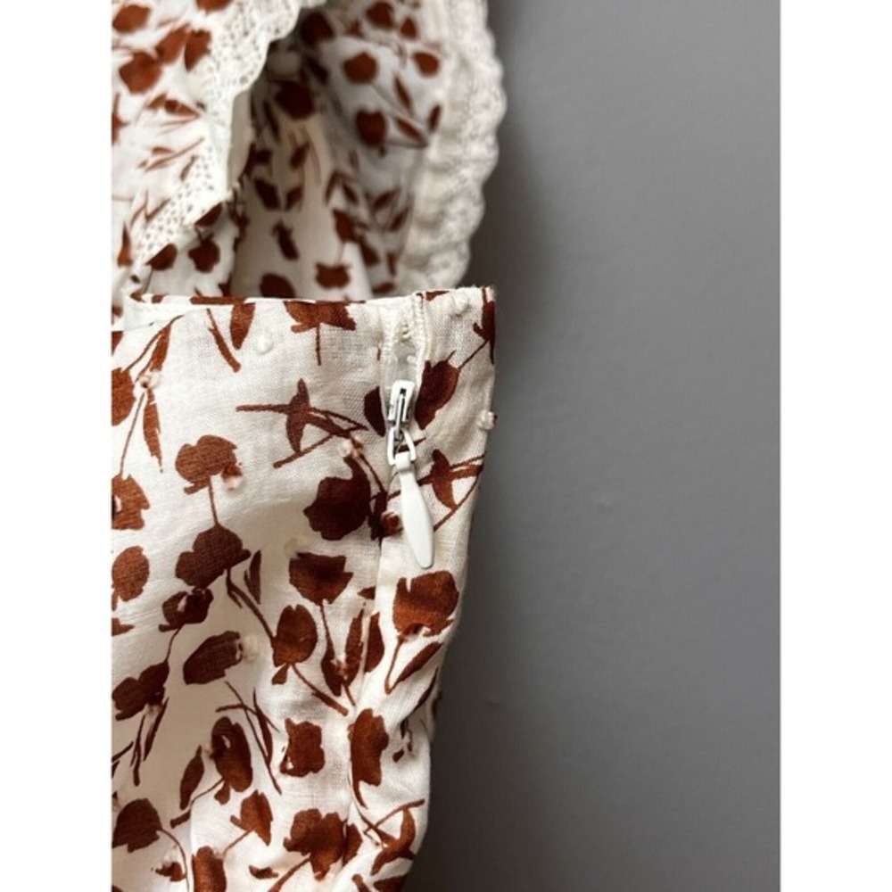 Rixo x Target Floral Dress Womens Plus 4X Print Pattern Ruffle Tiered Midi NEW - Picture 8 of 12
